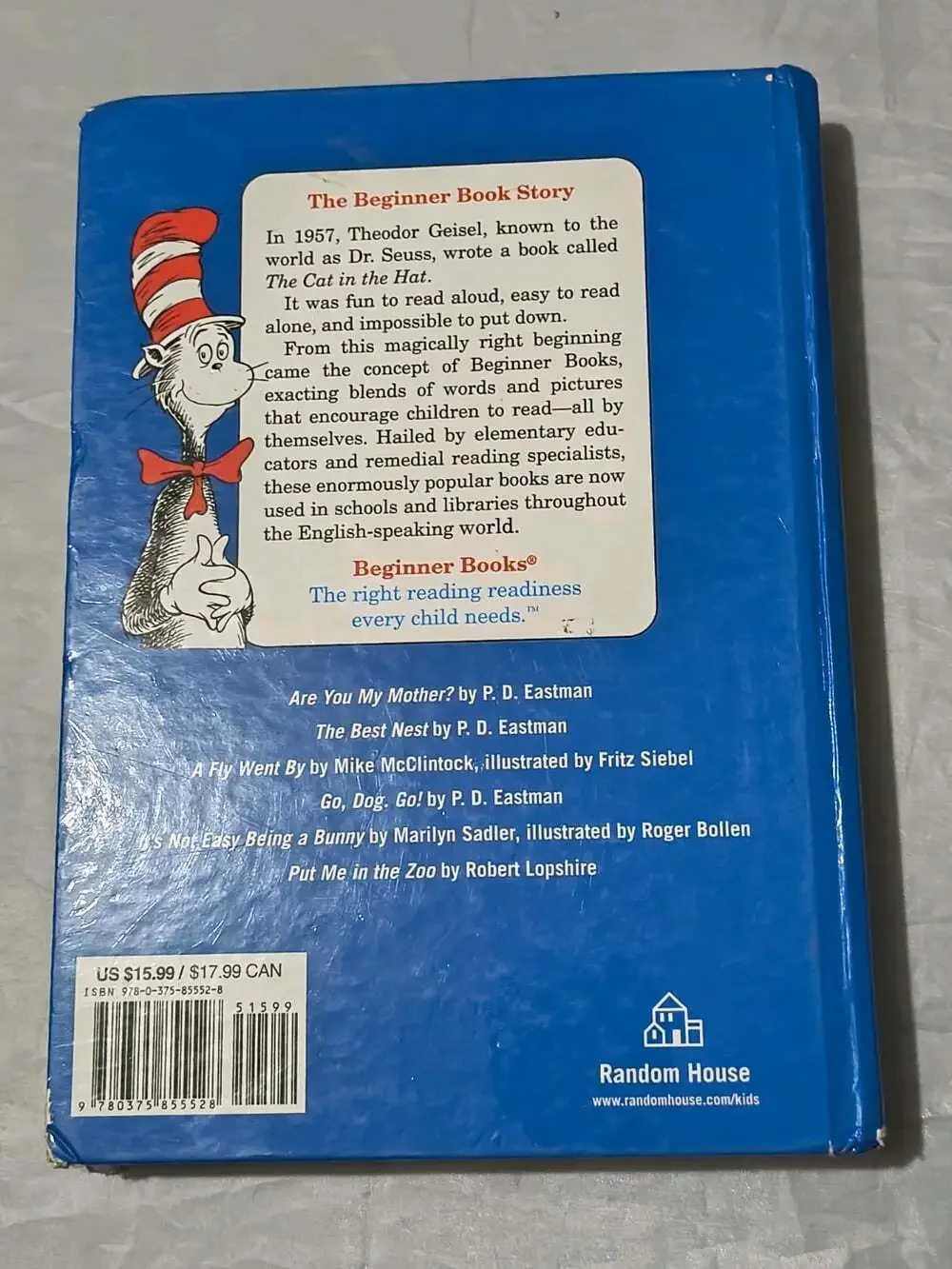 The Big Blue Book of Beginner Books; Beginner- hardcover, PD Eastman, 0375855521